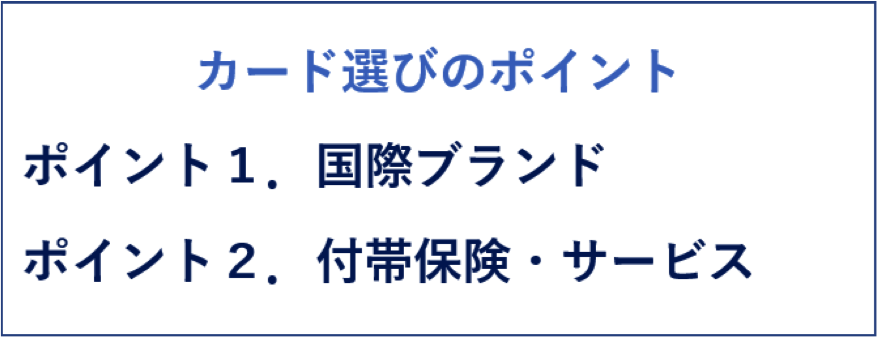 海外に持っていくクレジットカードの選び方