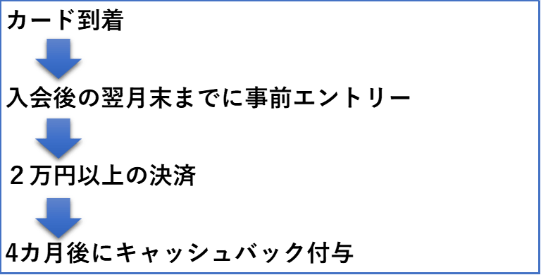 2万円キャンペーン手順