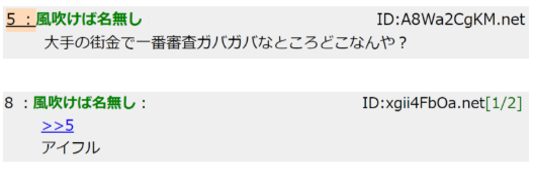 「アイフルなら借りられた」という口コミが多いのは事実